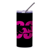 Eye Design with Large Pink Numbers Tumbler product type